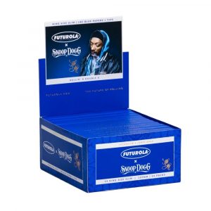 Snoop Dogg x Futurola - Cartine Lunghe King Size Slim con Filtri - Blue