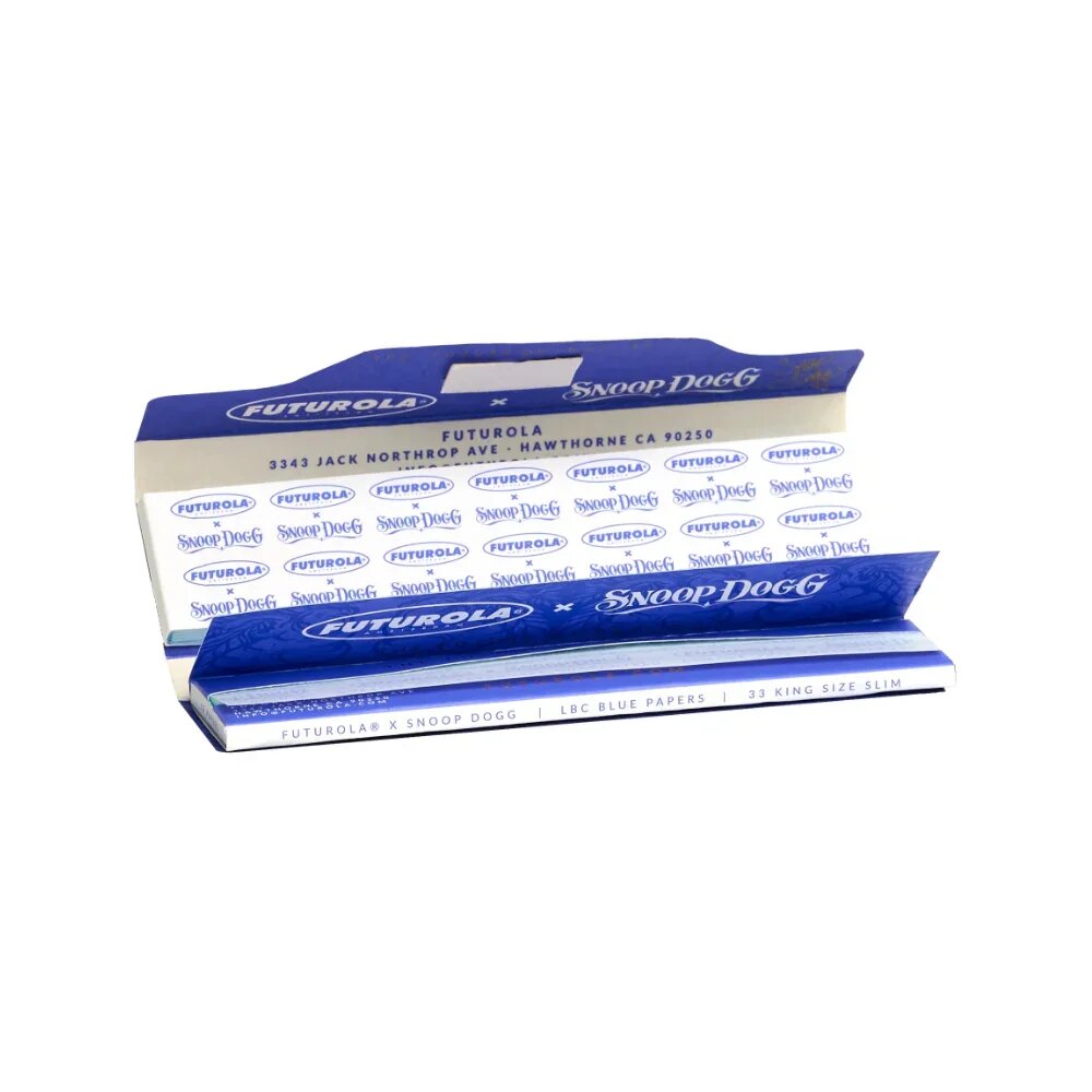 Snoop Dogg x Futurola - Cartine Lunghe King Size Slim con Filtri - Blue - immagine 2