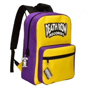 Snoop Dogg - Death Row Records – Zaino Antiodore – Giallo e Viola