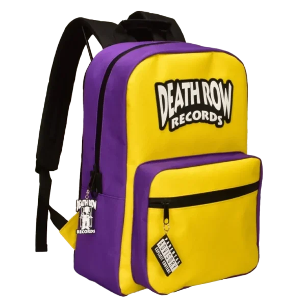 Snoop Dogg - Death Row Records – Zaino Antiodore – Giallo e Viola