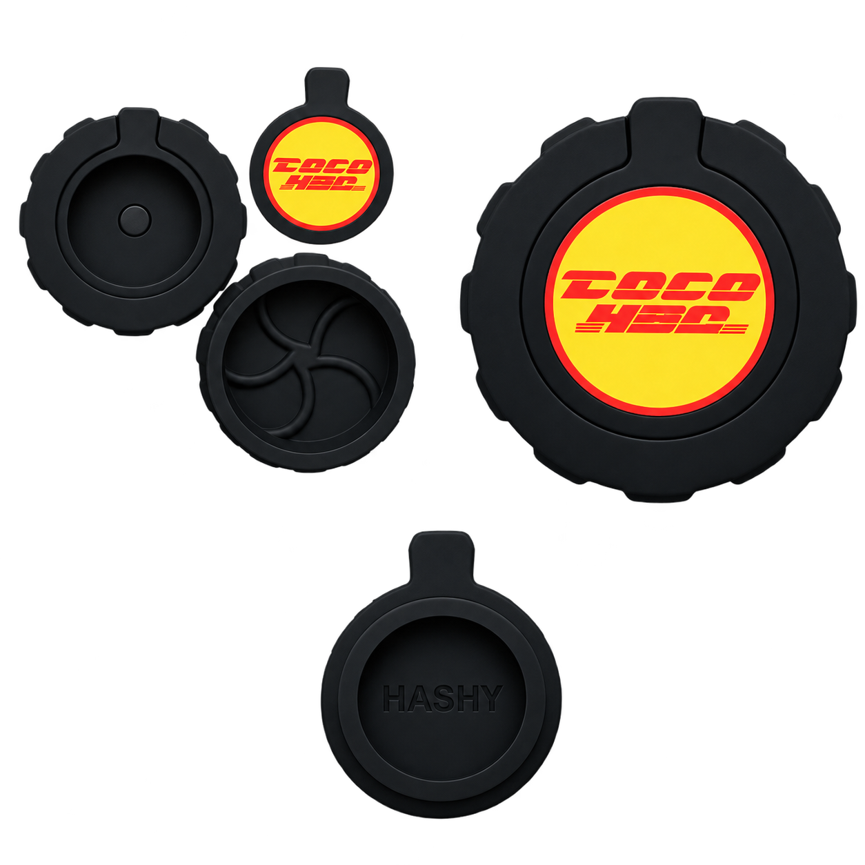 Hashy x Coco420 - Grinder Limited Edition - Black