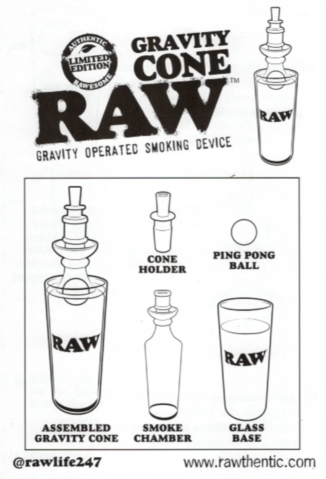 RAW - Gravity Cone Bong V2 - immagine 7