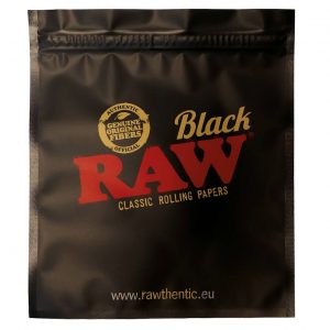 Raw Black - Smell Proof Zip Bag - XL
