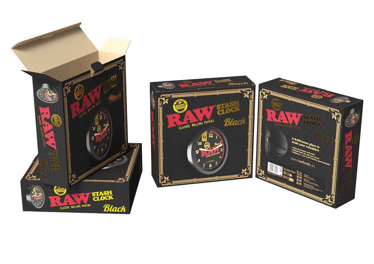 Raw Black - Stash Wall Clock - immagine 7