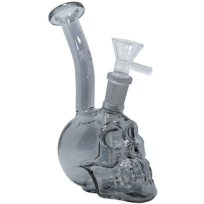 Snoop Dogg - Death Row Records – Glass Skull Water Pipe – Black - immagine 2