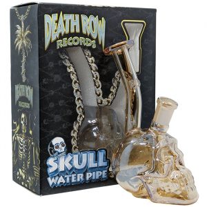 Snoop Dogg - Death Row Records – Glass Skull Water Pipe – Gold