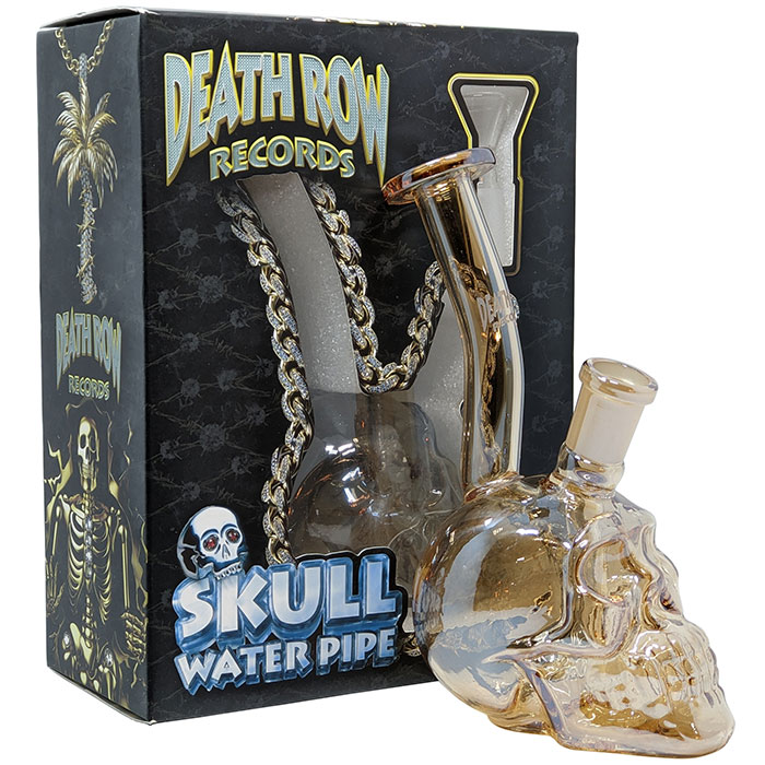 Snoop Dogg - Death Row Records – Glass Skull Water Pipe – Gold
