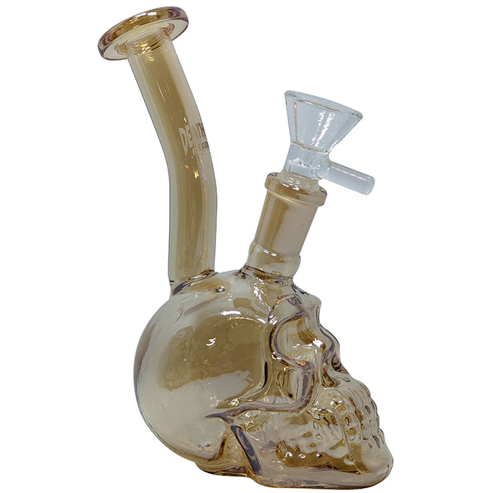 Snoop Dogg - Death Row Records – Glass Skull Water Pipe – Gold - immagine 3