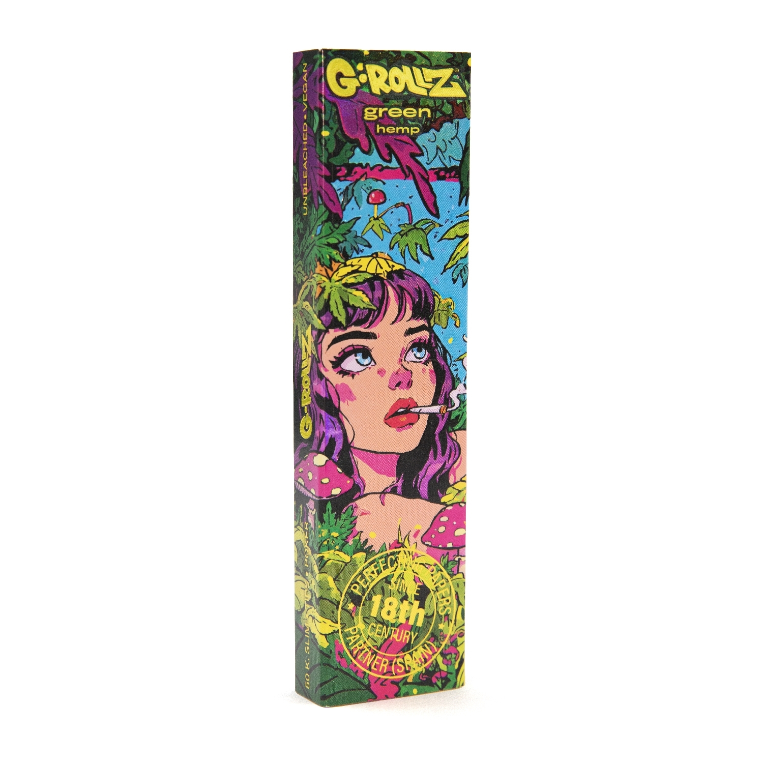 G-Rollz - KKS Cartine e Filtri Organic Hemp Verdi - Jungle - immagine 2