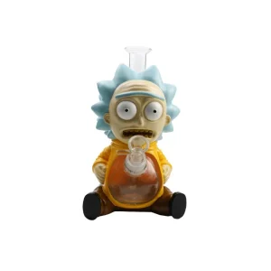Rick and Morty - Bong in Silicone e Vetro - "Rick" 3D