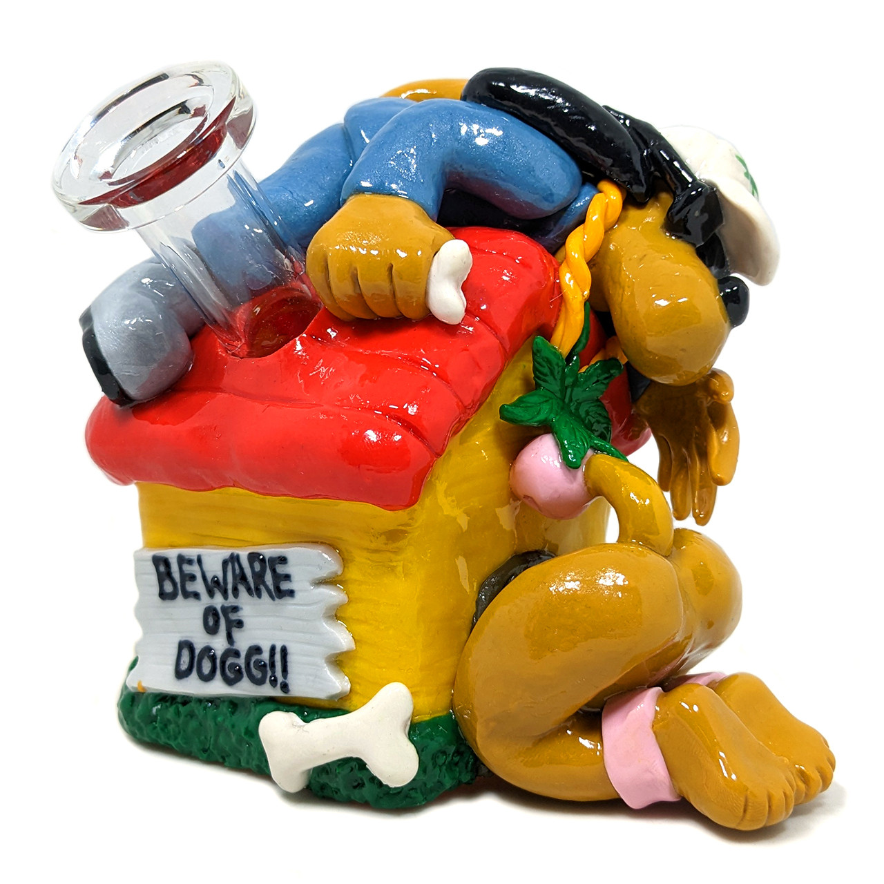 Snoop Dogg - Dogg Ibs - Doggystyle Dogg House Clay Water Pipe – with 14M Banger - immagine 2