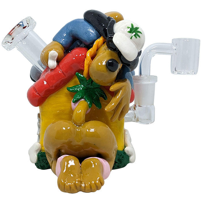 Snoop Dogg - Dogg Ibs - Doggystyle Dogg House Clay Water Pipe – with 14M Banger - immagine 3