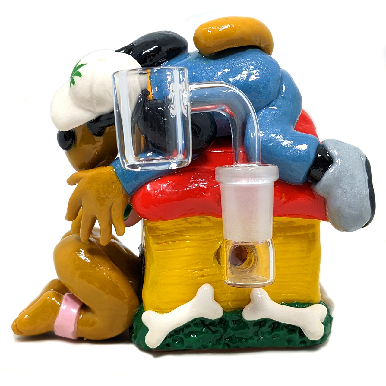 Snoop Dogg - Dogg Ibs - Doggystyle Dogg House Clay Water Pipe – with 14M Banger - immagine 5