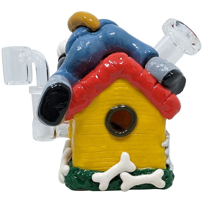 Snoop Dogg - Dogg Ibs - Doggystyle Dogg House Clay Water Pipe – with 14M Banger - immagine 6