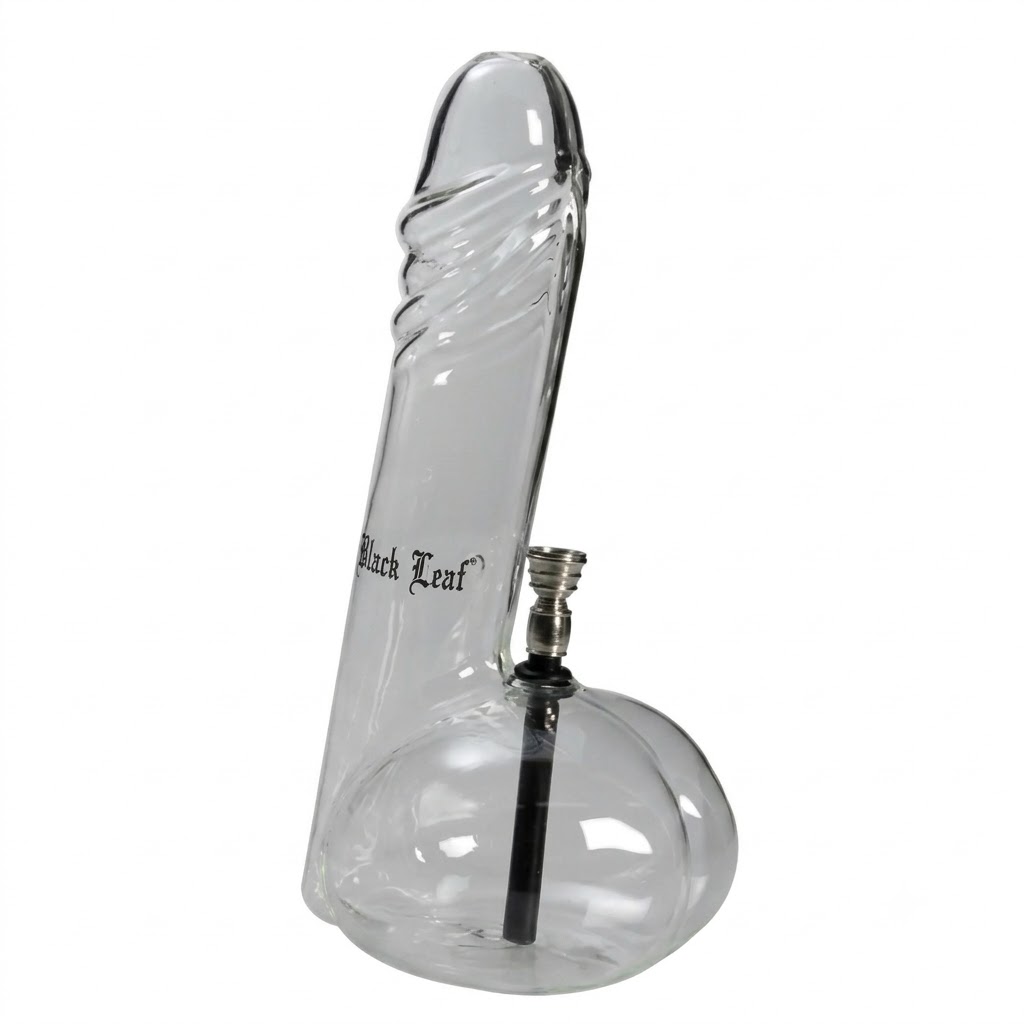 Black Leaf® - Glass Bong Pene - "Big Willy" 26cm