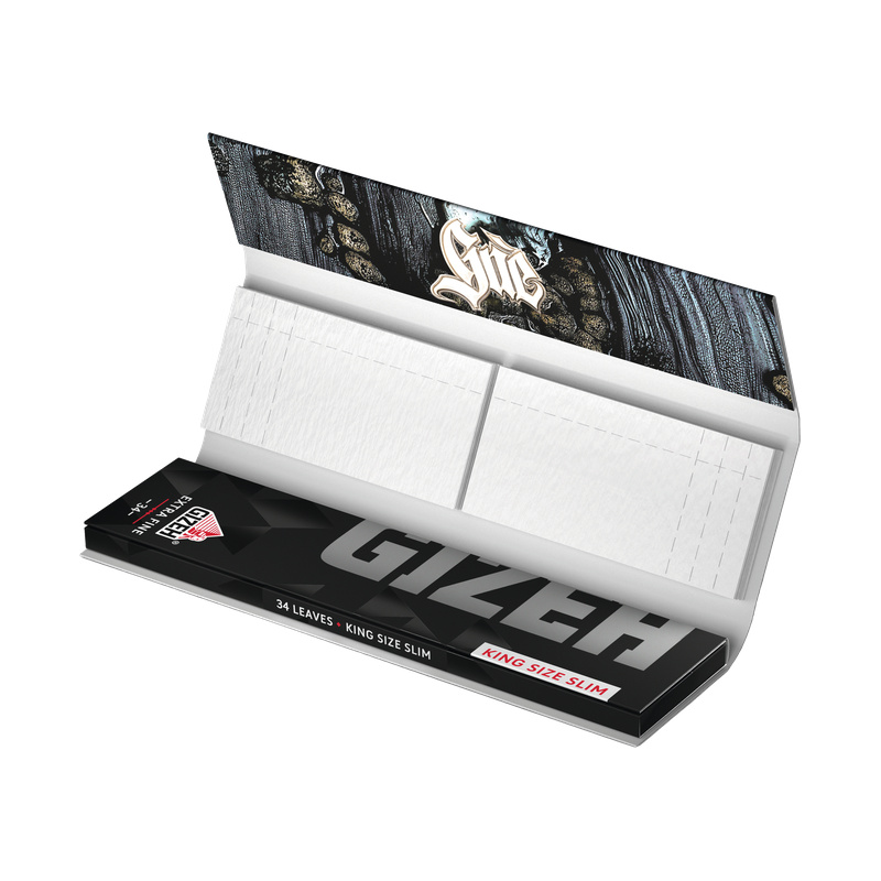 GIZEH® - King Size - Super Fine Ks Slim + Tips - Guè Limited Edition - immagine 2