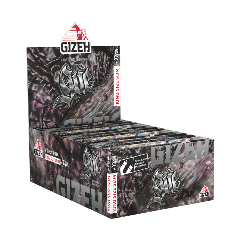 GIZEH® - King Size - Super Fine Ks Slim + Tips - Guè Limited Edition - immagine 3