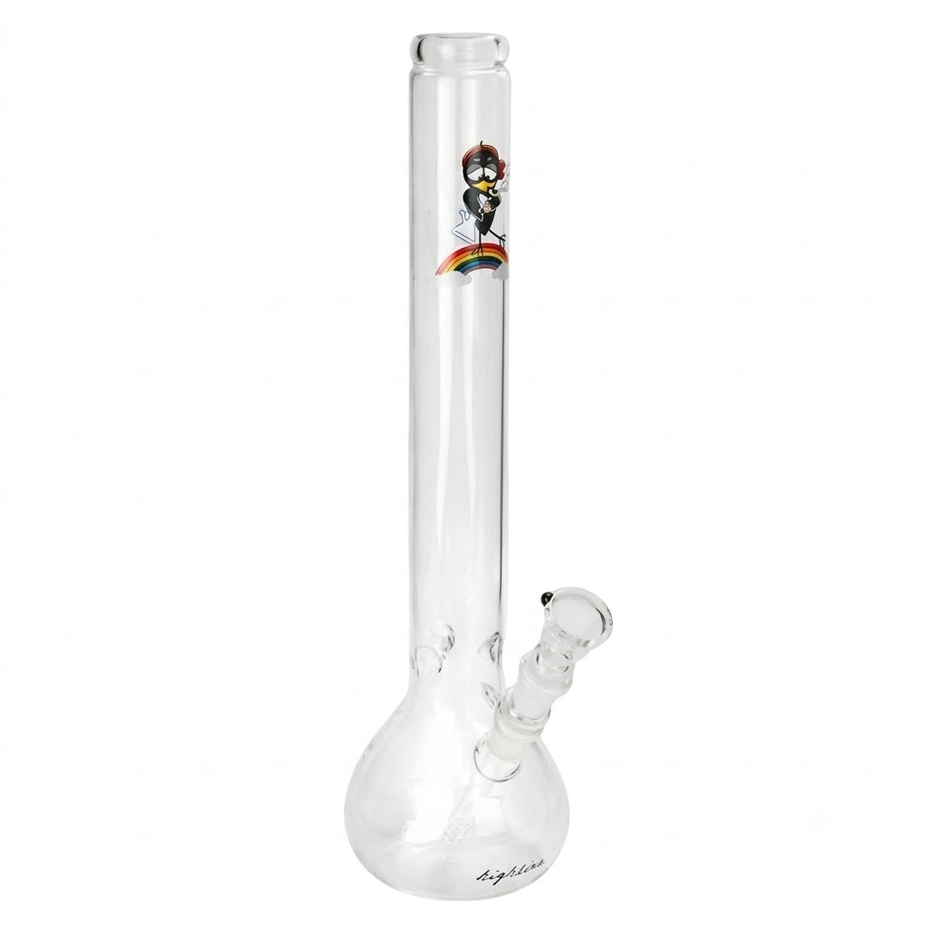 Glass Bong Ice Beaker - "Raven" da 44cm