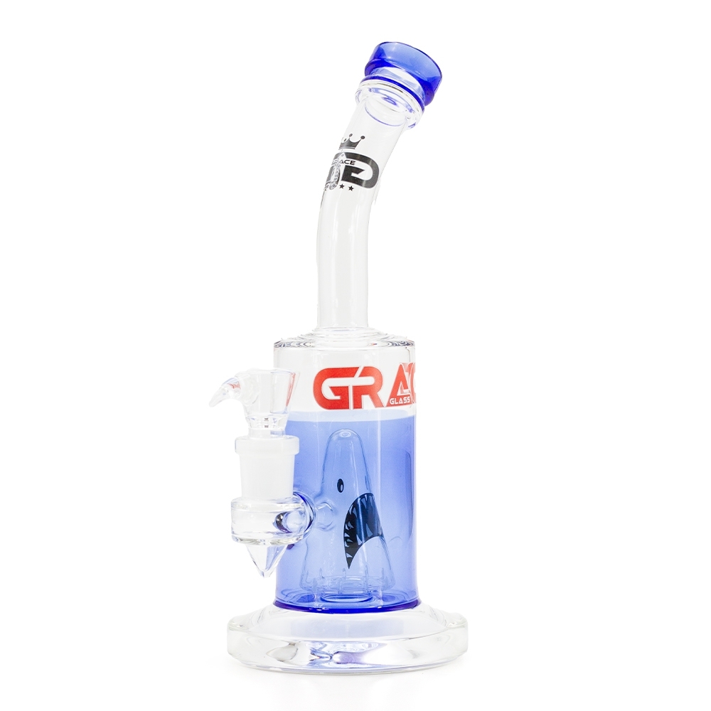 Grace Glass - Shark Attack Bong (Ocean Blue) - immagine 2