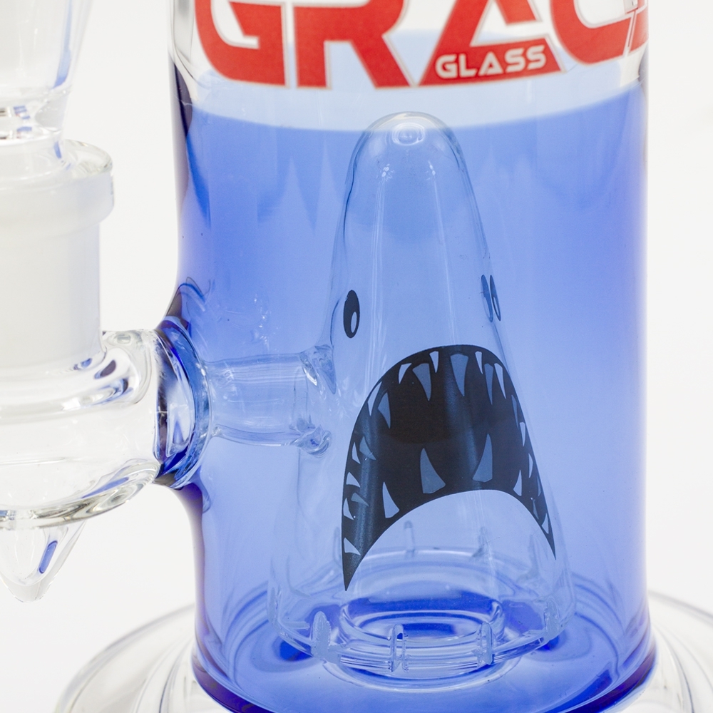 Grace Glass - Shark Attack Bong (Ocean Blue) - immagine 3