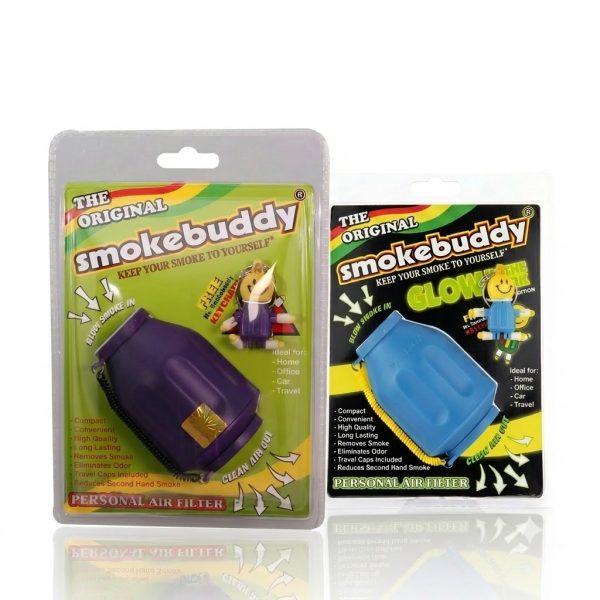 Smokebuddy® Original - Personal Air Filter – GLOW BLUE & PURPLE