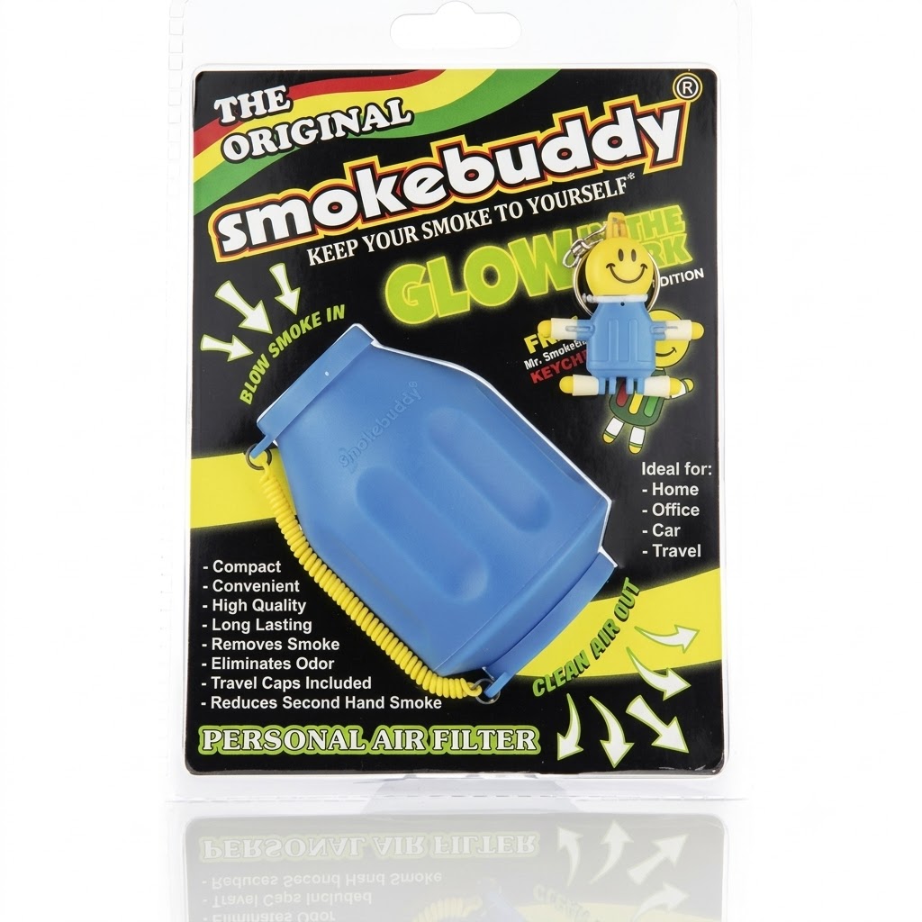 Smokebuddy® Original - Personal Air Filter – GLOW BLUE & PURPLE - immagine 2