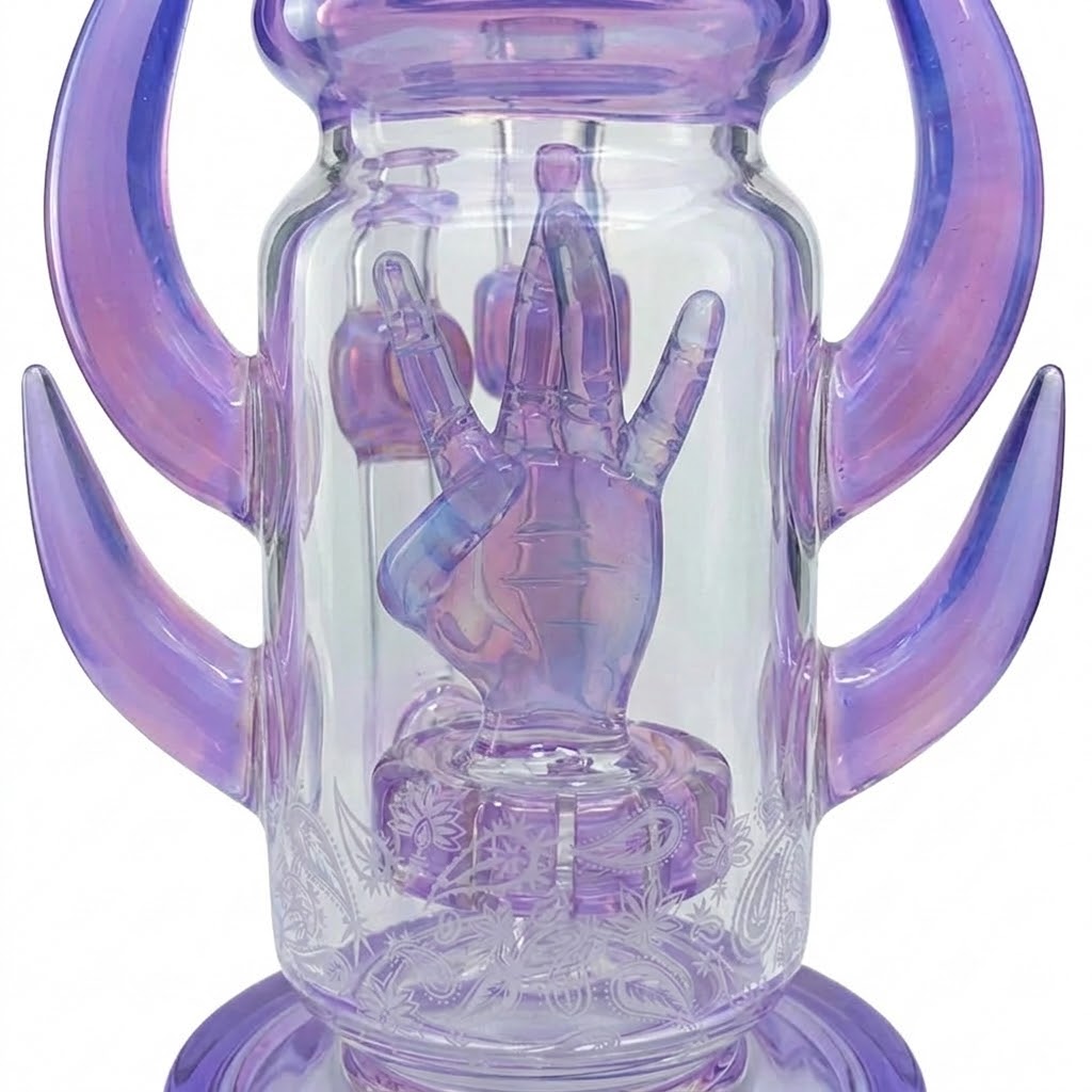 Snoop Dogg - Dogg Ibs - 12″ Westside Rider Water Pipe – Purple - immagine 4